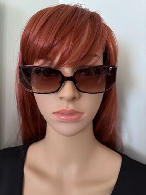 Jimmy Crystal Designer Brown Gradient Sunglasses With Swarovski Crystals